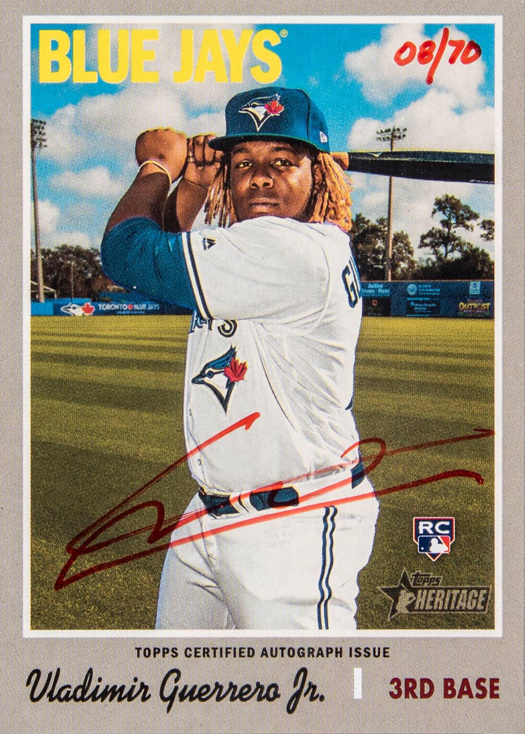 シングルカード 2019 Topps Ch Pri Ref Vladimir Guerrero Graded 2019 Topps Vladimir Guerrero Jr #NNO Missing No